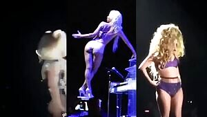 Lady Gaga acting like a whore and demanding cum in front a crowds. I never seen such a filthy artist. Her attitude and hot body needs to be appreciated as the cumdup she is.