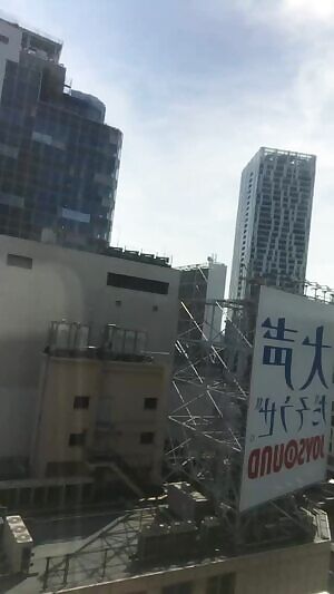 told my mother i was gonna take a couple o morning view shots from behind the curtains. was so nervous i drooled over myself lol! tokyo says ohayo 👋🏼