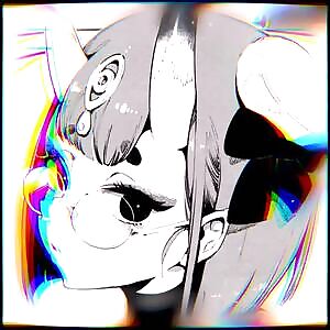 Ahegao edit with glasses