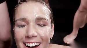 Alexis Crystal enjoys being rained on