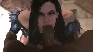 Yennefer can't take it all in.