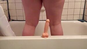 un with my first suction dildo!