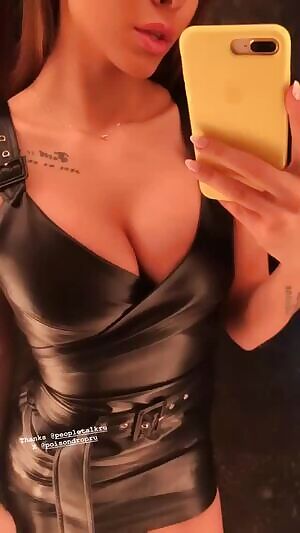 Jewel and sexy black dress