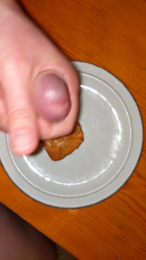 Food Play Big Dick Cock Cum