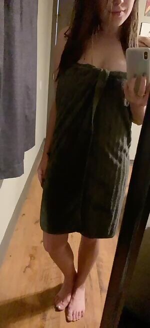 Towel drop. Now I want to get wet again