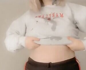 I made a mess all over my sweater 🥺 now I have to take it off