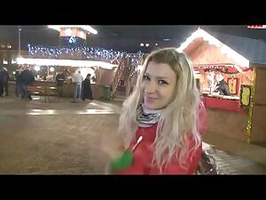 Pissing at the Christmas market