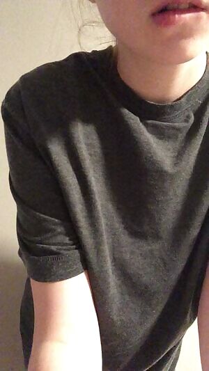 Fit teen with bouncy tits