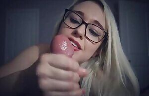 True HJ love. And glasses are sexy.