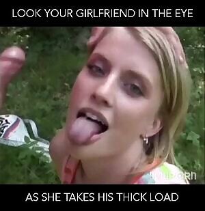 She won't let your cum anywhere near her