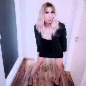 Transbian Blonde Hairy Hotwife MILF