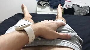 Sweat pants and soft dick, someone needs to come and get me hard.