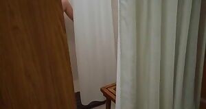 She Gets Caught While Masturbating at The Shower