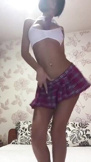 doing her happy dance