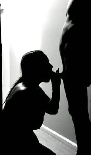 Sexy Silhouette Blowjob