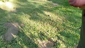 Whizzing off the trail