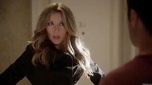 Sarah Chalke - Corset, Panties and Stockings - HD Gfy