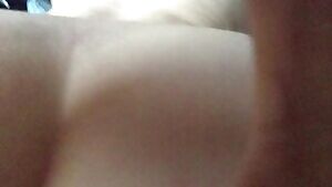 Fucking her hairy pussy