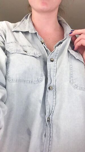 I think this big shirt hides my tits pretty well, don’t you think?