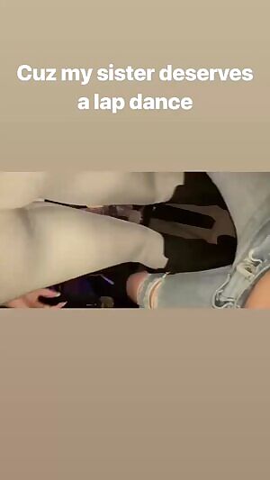Giving Her Sister a Lapdance