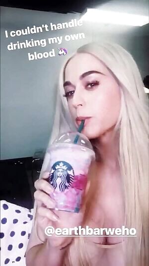 Katy Perry's left nipple