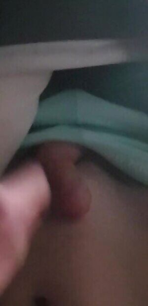 Slowly growing while slapping my cock