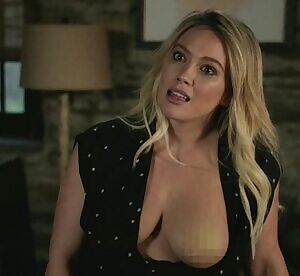 THAT close to a Hilary Duff nip 