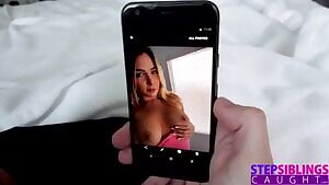 NSFW_GIF - what are you doing bro? are you wanking off to my naked videos!!