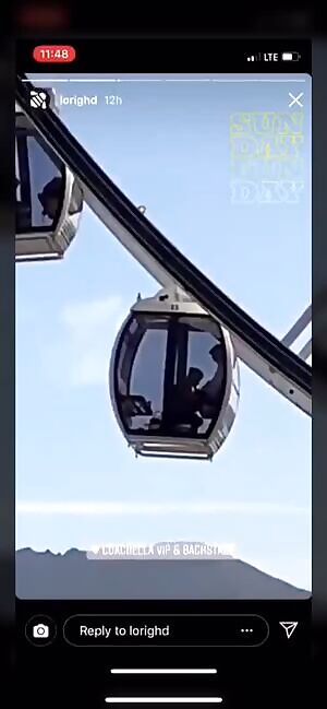 LMFAOOOO Stay classy chella 😂. head bobbin on the ferris wheel