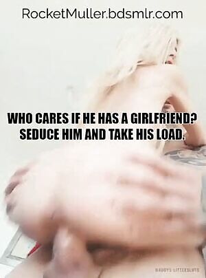 Who cares if he has a girlfriend? Use your pussy juice to mark your territory all over his big cock.