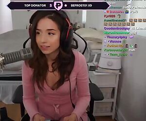 Pokimane's cleavage