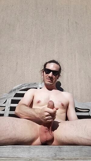 Couldn't resist edging in the hot sun