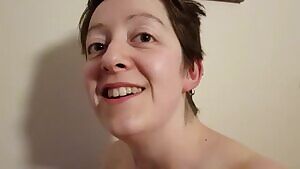 Coworker dared me to get slapped with cum 😊