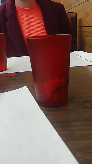 not wearing underwear at a restaurant