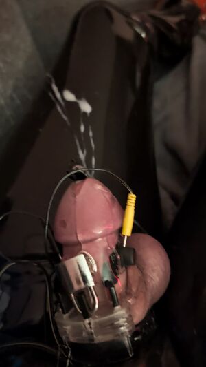 Shiny BDSM Caged Catsuit Chastity