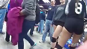 Volleyball Girl Bubble Butt