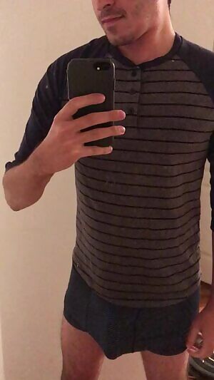 Gif Reveal! Smirk & a surprise for you after a long, hard day