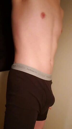 Guess what I have? A freshly caught trouser trout!