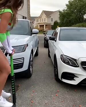 Let's see. You've got jiggling booty, cheese puffs, a pogo stick... I think we're all set