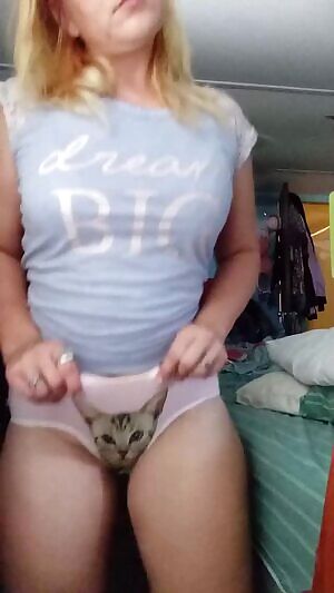 pink cotton tabby cat panties as dirty as you want, worn up to 14 days. Last day to get my buy a 2 day and play wear and get an extra day free offer! Love my modeling vids and would like to see more plus exclusive content? Ask me know! Pm u/thetempest2007 or kik tempest2007 for info