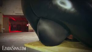 Shiny Clothes Ass Fetish Handjob Latex