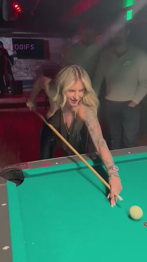 Being used by random guys while playing pool