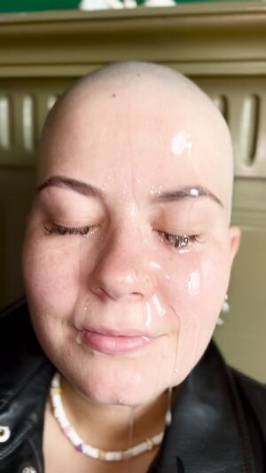Not Nude Creamy Dripping Facial Fake Cum