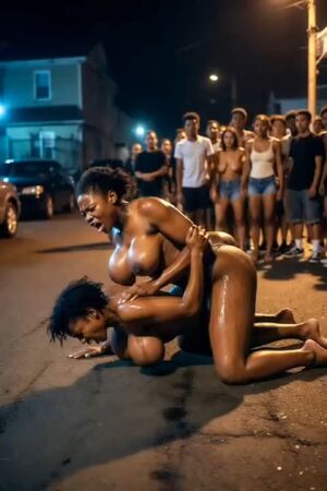 Ebony Freaks Ai Generated Backshots Grinding