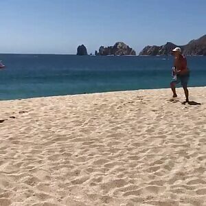 Thickfit Phat Ass Babe On The Beach