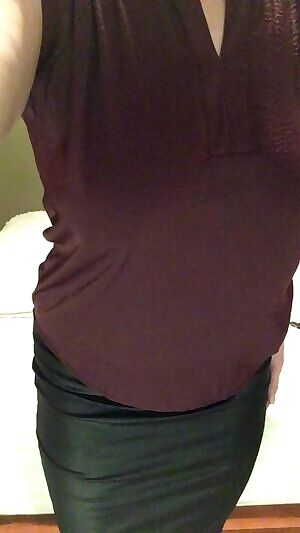 Office slut showing off for you