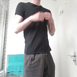 Pre-shower tease - Anyone wanting to join me?