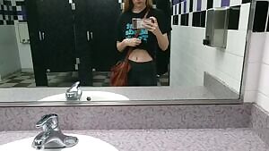 Flashing in the theater bathroom 😬