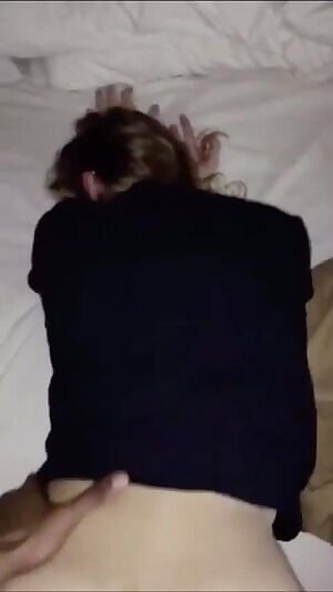 White girl enjoying every second of Raw doggy before BBC explodes inside her