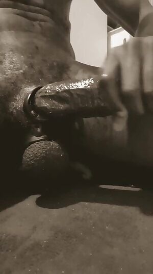 Jacking my girthy cum cannon